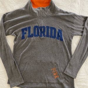 VS PINK Florida Gators quarter zip-up.